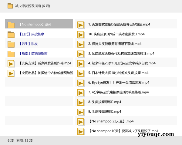 减少掉发脱发指南-思思资源站