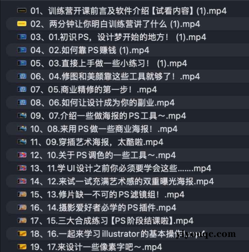 打开你的设计之门:从PS新手到商业高手-思思资源站