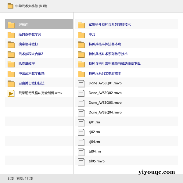 中华武术大礼包-思思资源站