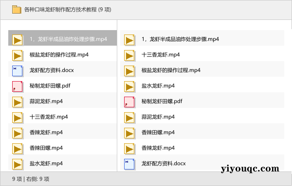 各种口味龙虾制作配方技术教程-思思资源站