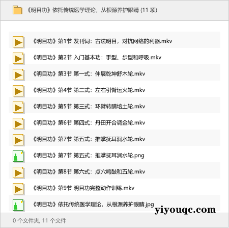 《明目功》依托传统医学理论,从根源养护眼睛-思思资源站
