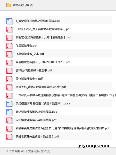 紫微斗数-思思资源站