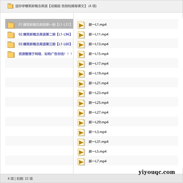 逗你学爆笑新概念英语【动画版 告别枯燥背课文】-思思资源站