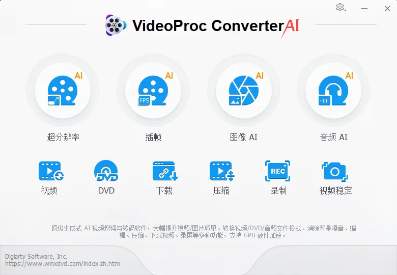 VideoProc Converter AI 便携版:全能视频处理神器,一键解决剪辑、压缩与高清转换难题-思思资源站