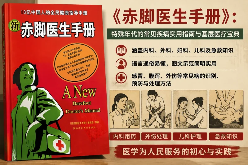 《赤脚医生手册》:特殊年代的常见疾病实用指南与基层医疗宝典-思思资源站