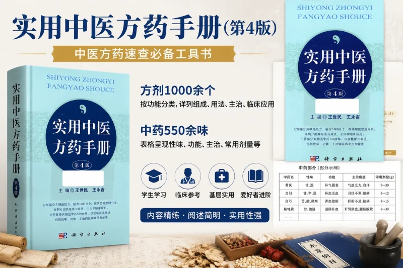 《实用中医方药手册(第4版)》——中医方药速查必备工具书-思思资源站