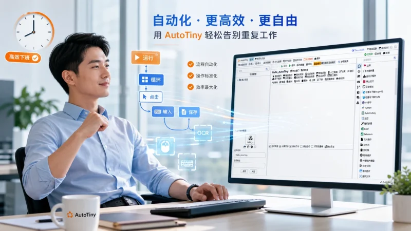 打工人早下班秘诀：用AutoTiny自动化工具轻松搞定重复工作-思思资源站