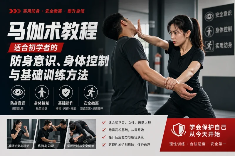 马伽术教程:适合初学者的防身意识、身体控制与基础训练方法-思思资源站